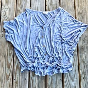 3 for $20 Fantastic Fawn Grey Tie Tee Sz Large